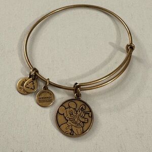 Gold Mickey Mouse Charm Bracelet Alex & Ani Disney CS4